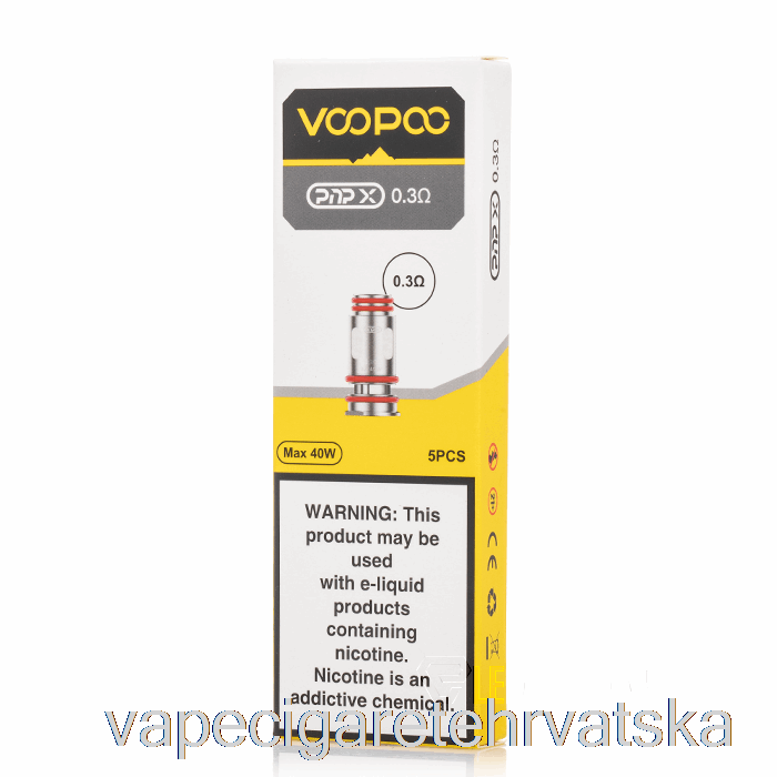 Vape Hrvatska Voopoo Pnp-x Zamjenske Zavojnice 0.3ohm Pnp-x Zavojnice